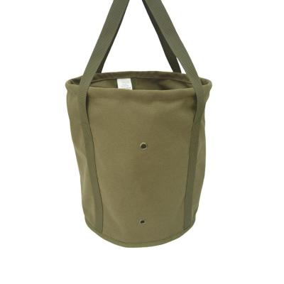 China Folding Tool Bucket Labor OEM/ODM Canvas Bucket Tool Cleaning Organizer for sale