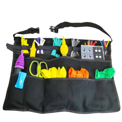 China Adjustable Home Decoration Apron Balloon Tool Bag Half Waist Cleaning Working Apron for sale