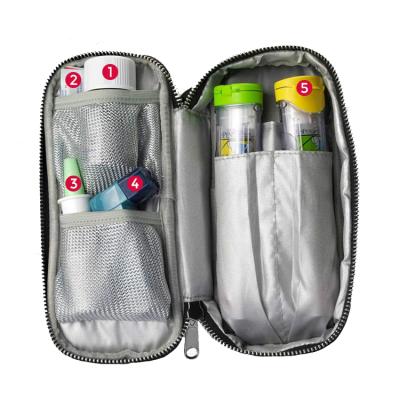 China Small Portable Waterproof Factory Asthma Inhaler Cooling Insulated Medical Cooler Bag for sale