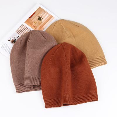 China JOINT Cheap Promotional Outdoors Keep Warm Cashmere Knitted Winter Hats For Men Women for sale