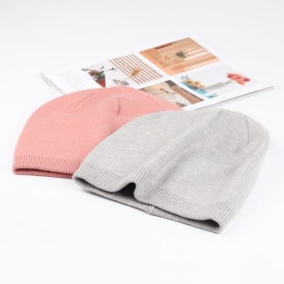 China COMMON Autumn Winter Best Selling Multi Color No Brand Adult Knitted Beanie Hat for sale