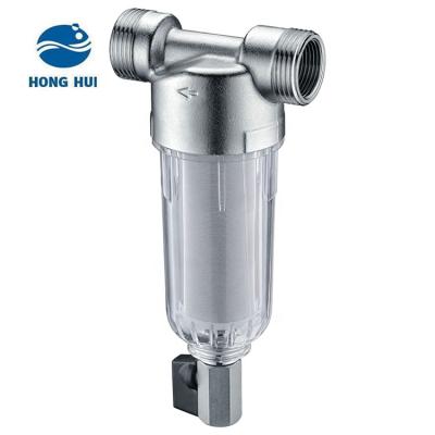 China Hotel HONG HUI Stainless Steel Prefiltration System Water Prefilter Whole Housing Water Filter Chamber for sale