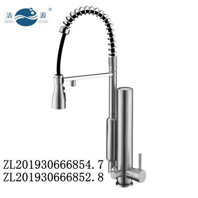 China Hotel QING YUAN AC-10D Stainless Steel Kitchen Water Purifier Faucet Water Filtration Faucet Household Waterfilter for sale