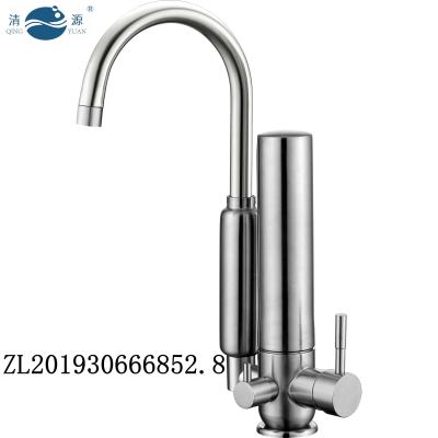 China Hotel QING YUAN AC-10B Stainless Steel Kitchen Water Purifier Faucet Water Filtration Faucet Household Waterfilter for sale