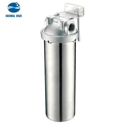 China Hotel HONG HUI Stainless Steel 304 Household Pre-Filter Housing Water Purifier Filter System for sale