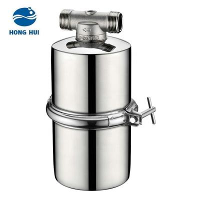 China Hotel HONG HUI Stainless Steel Filter Housings SS Water Cleaning Equipment Parts Filter Housing for sale