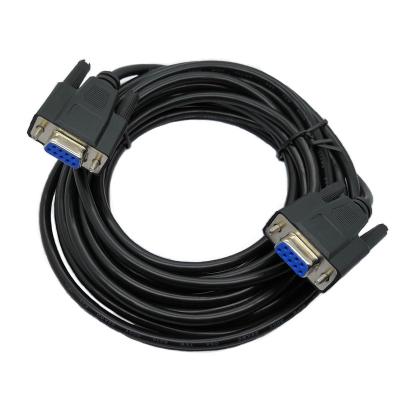 China Factory Speaker Black PVC Female To Female DB9 VGA Cable for sale