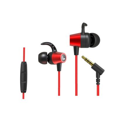 China Red or Gray Active In-ear Noise Canceling 3.5MM In-ear Earphone With Mic for sale