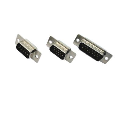 China PCB Black Or Blue Serial Color 9Pin 15 Pin Mini VGA DB9 DB15 Connector for sale