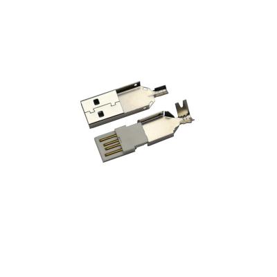 China PCB Factory 4 Pin Male Standard USB 2.0 USB A Connector for sale