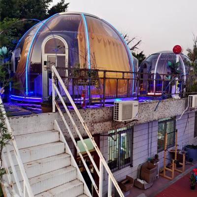 China 2 person around bubble tent outdoor transparent dome camping small house villa grassland house antarctica thermal for restaurant for sale