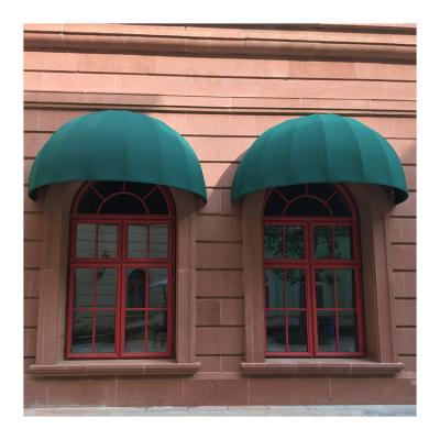 China Good Quality Sun Protection Half Round French Door Awning Aluminum Customized French Door Awnings for sale