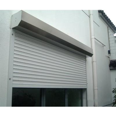 China High Wind Resistance High Security Vertical Security Roller Shutters Fireproof Aluminum Window for sale