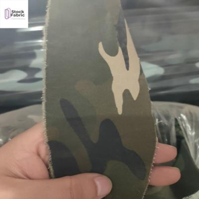 China Hot Selling Organic Cotton Span Twill Camouflage Fabric Stock Fabric In China for sale