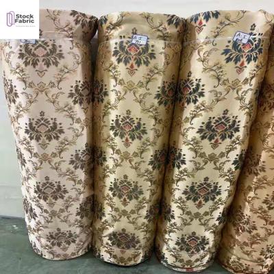 China Hot selling organic bundle curtain jacquard fabric stocklot fabric in china for sale