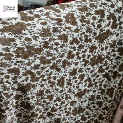 China Anti Pill Hot Selling 100% Polyester Pearl Chiffon Printing Fabric Stock Fabric In China for sale