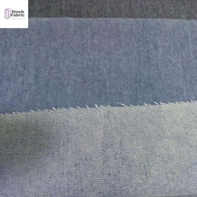 China Hot Selling Anti Pill TC Spandex Denim Batch Stock Fabric In China for sale