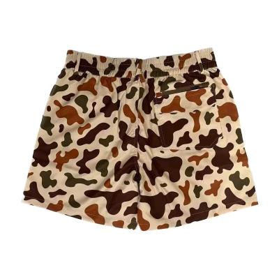 China Anti-wrinkle summer beach abbreviations women's good quality full leopard printing mid waist sexy panel shorts casual swimming wear for women for sale