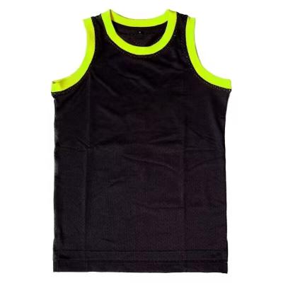 China 2023 high quality custom design professional basketball singlet mens basketball tank top sport Anti-wrinkle new design for sale