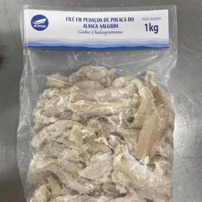 China Salted Alaska Pollock Migas en venta