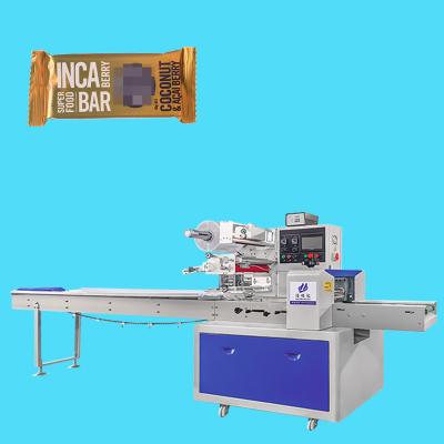 China Automatic energy protein coffee stick Cereals chocolate bar packing packaging machine Te koop