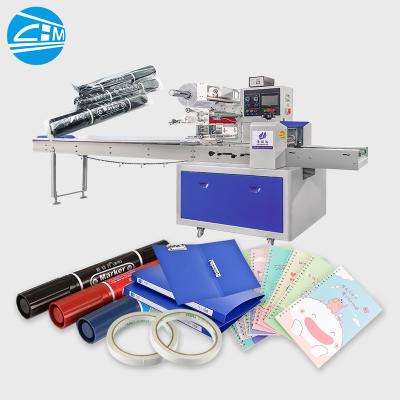 China Automatic packing Crayons Pencil Marker Pen Notebook Packaging Machine for sale