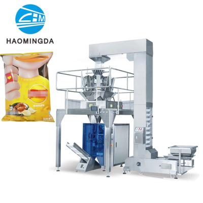 중국 Automatic Weighing Snack Food Pouch Clip Clamp Packing Machine Packaging Machine with Plastic Bag 판매용