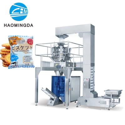 China Fully Automatic Vertical Multihead Weigher Granule Snacks Biscuit Packing Machine for sale