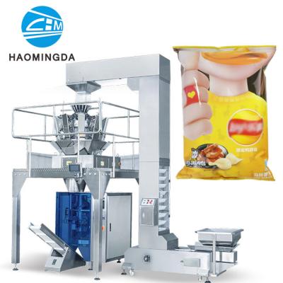 중국 Hot Sale Full Automatic Snack Potato Chips Packing Machine Vertical Filling Sealing Machine 판매용