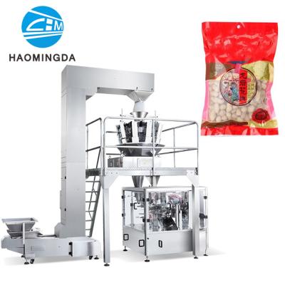 China Automatic Grain Roasted Peanuts Pouch Packing Machine Dried Fruit Filling Machinery Te koop