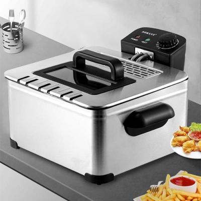 China RV Toppdo Commercial Electric Deep Fryers 220-240V 50/60Hz 2100W for sale