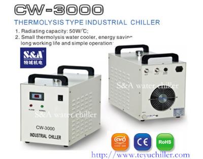 China Small air cooled chiller CW-3000 120$ price for sale