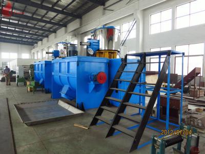 China Self - Friction High Speed Mixer Horizontal Mixer Unit 1000 - 1250 Kg Hour for sale