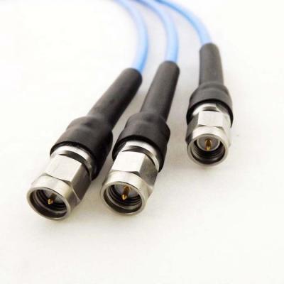 China 18GHz SS402 Flexible Test Cable Assembly w/ SMA VSWR 1.25 EXRF-SMAM-SMAM18 (L36S3) for sale