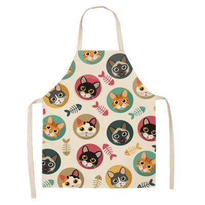 China G&D Creative Cute Cotton Cat Customization Apron Cleaning Cloth for sale