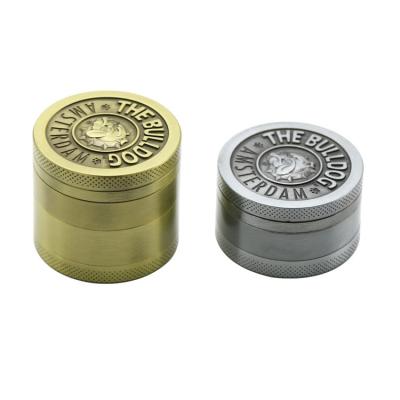 China Custom 2022 Tobacco Herb Zinc Alloy Herb Grinder OEM Grinding Smoking Grinder With Logo Wholesale 4 Layers for sale