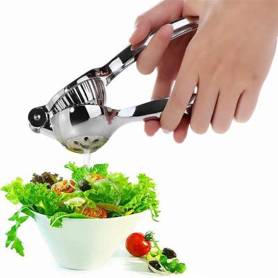 China Viable Zinc Alloy Lemon Tools Hot Sale Home Juicer Amazon Juicer Portable Kitchen Orange Lemon Fruit Press for sale