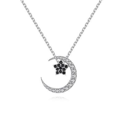 China CLASSIC made of the moon and the stars wear it 12 way necklace in rhodium pendant for sale