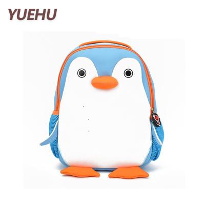 China Cute Penguin Mini Children Waterproof Supplier Customized Cartoon School Bag for sale