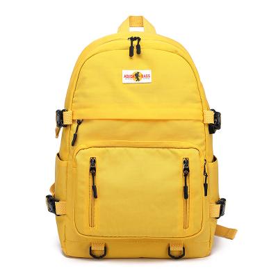 China Simple design waterproof cheap durable nylon school bag travel USB laptop backpack for sale