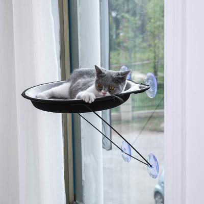 China Viable Type Hanging Type Cat Hammock Cat Bed Nest Window Glass Suction Cat House Four Seasons Pet Cup Supplier for sale