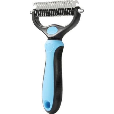 China Pet Grooming Brush Self Cleaning Dog Cat Slicker Brush Remove Dog Bristle Stocked Comb Automatically for sale