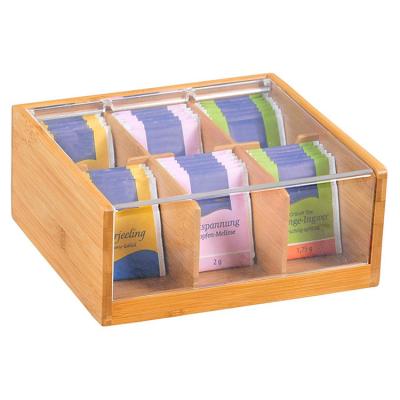 China Modern Design Popular Viable Airtight Bamboo Tea Storage Box And Bag for sale