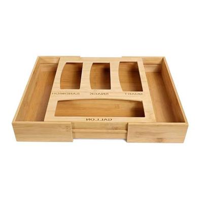 China Freshness Keeping Bamboo Storage Box Bag Storage Ziplock Tableware Organizer and Organizing Home Kitchen for sale