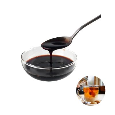 China 1:5 (syrup: high quality water) Taiwan roselle puree syrup for brown sugar milk tea drink for sale