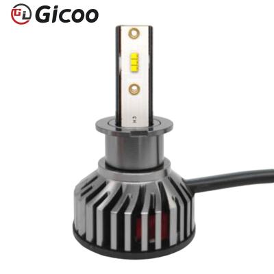 China Aluminum 9005 LED Auto Headlight 9006 LED Light H1 H3 H7 LED Auto Headlight 6000K canbus led for sale