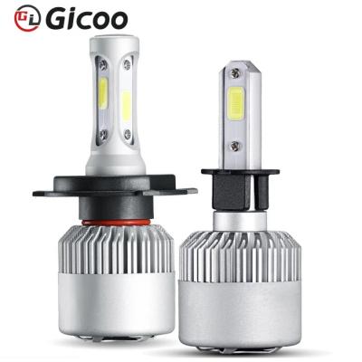 China Cars S2 50W 8000LM aluminum auto car led headlight wholesale price good auto headlight led bulb 9005 9006 h7 h11 h4 for sale