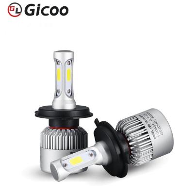 China 2022 Aluminum Good Price High Power Car Headlight Bulb COB 50W 8000LM H1 H3 H7 H11 H4 9005 9006 Fog Lights 6000K Led Headlights for sale