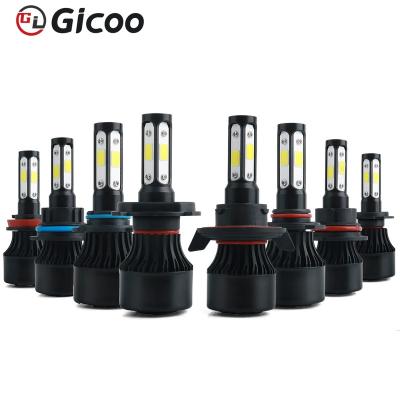 China GICCO Aluminum High Power 55w 8000 lumen Ip68 led headlight X7 H3 h4 H7 H11 led headlight bulbs headlight bulbs for car for sale