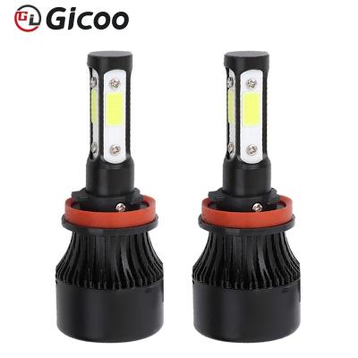 China High Power x7 H7 55W 8000LM 6000K 12V Car LED Headlights Aluminum Fog Light Motorcycle LED Headlight Bulbs for sale